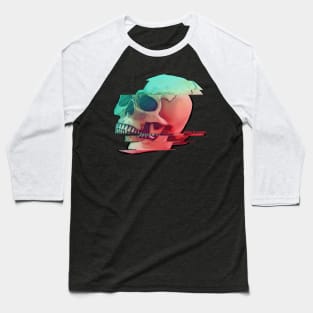 Make It Count - Glitch Skull Baseball T-Shirt